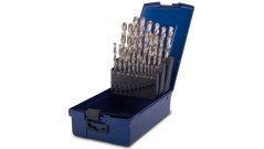 Vybrušovaný vrták DIN 338 s válcovou stopkou - SADA VRTÁKŮ