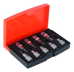 1/2" Sada nástrčných klíčů Torx na šrouby, 9 ks
