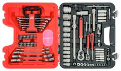 Sada nástrčných klíčů, 1/4“ a 1/2“, metrických, 6 hran,