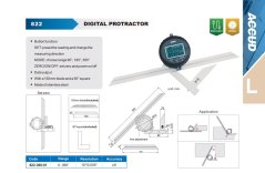 Digitální úhloměr z nerezové oceli 300mm