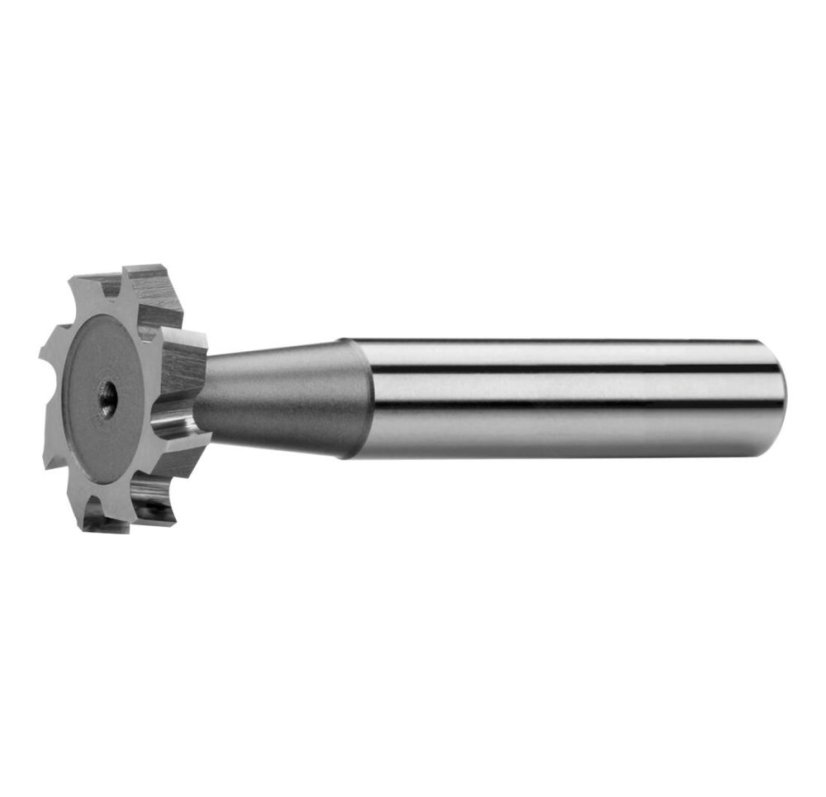 Fréza pro drážky úsečových per (drážkovací fréza), hladká stopa - D: 32,5, l1: 71, Z: 10, S: 8, h: 13, b: 8, d: 12 Fréza pro drážky úsečových per (drážkovací fréza), hladká stopa - D: 32,5, l1: 71, Z: 10, S: 8, h: 13, b: 8, d: 12