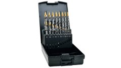 Vysoce výkonný vrták se stupňovitou špičkou a povlakem TiN - SADA VRTÁKŮ