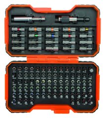 Bity-Box, 100 ks, plochý, Phillips, Pozidriv, Torx®, Torx®-TR, imbus, Robertsen®