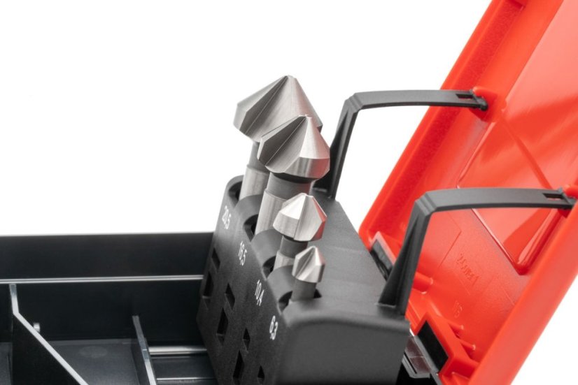 Sada záhlubníků 90° HSSG - 6,3 - 25,0 mm.