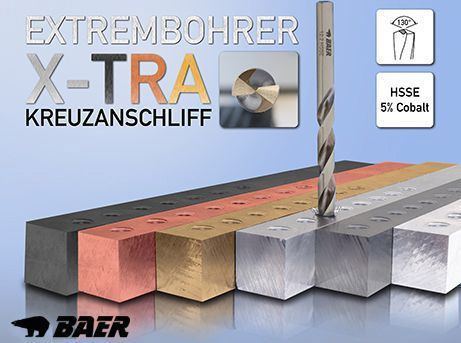 51-dílná sada vysoce výkonných kobaltových vrtáků BAER EXTREME HSS-E (1-6mm)