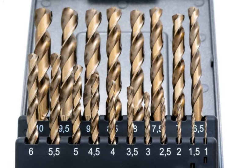 19-dílná sada vysoce výkonných kobaltových vrtáků BAER EXTREME HSS-E (1-10mm)