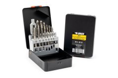 BAER sada HSSG: jednořezné závitníky | vrtáky do jádrových otvorů | vratidlo – M 3–12