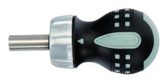 Ráčnový šroubovák 1/4", krátky, 95 mm