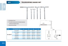 SET teleskopických měřidel 6 ks