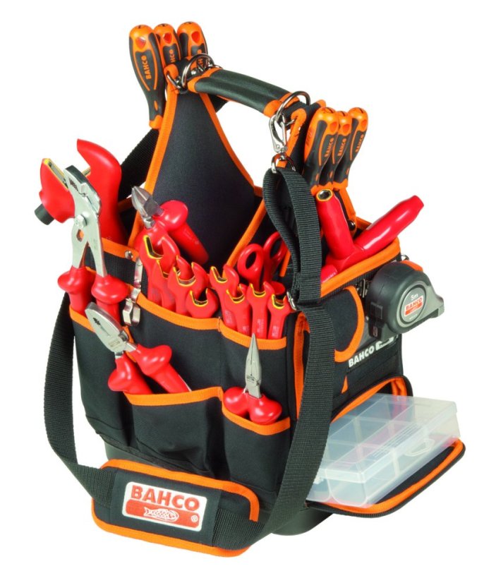 12" brašna na nářadí pro elektrikáře, prázdná