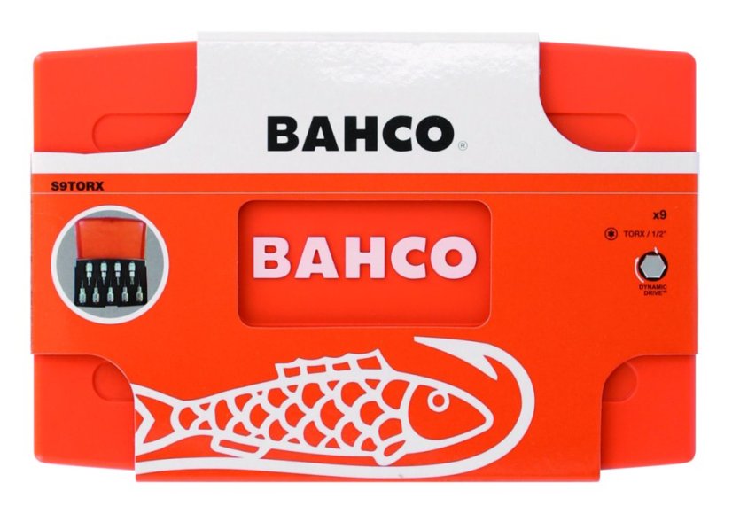 1/2" Sada nástrčných klíčů Torx na šrouby, 9 ks