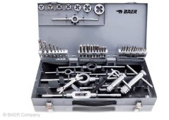 BAER sada HSS ruční závitníky | závitová očka | příslušenství – M 3–12