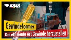 BAER SUPER Premium HSSE-PM-TiN tvářecí závitník - DIN 376