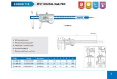 Digitální posuvné měřítko IP67, odolné proti kapalinám