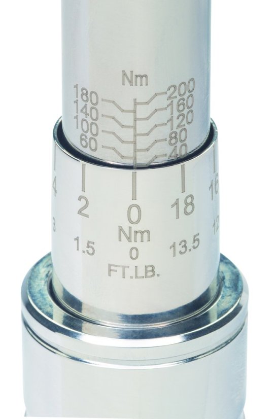 Mechanický nastavitelný momentový klíč, celo kovový, 200-1000 Nm