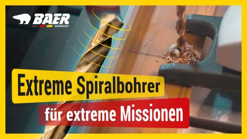 23-dílná sada vysoce výkonných kobaltových vrtáků BAER EXTREME HSS-E  (1-10,5mm + M3 - M12)