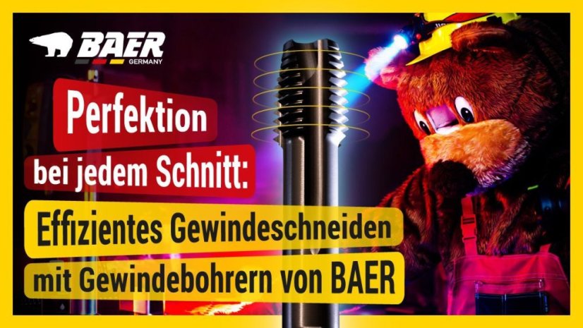 BAER HSSG sada ručních závitníků (3 ks) – M - levý závit