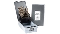 19-dílná sada vysoce výkonných kobaltových vrtáků BAER EXTREME HSS-E (1-10mm)