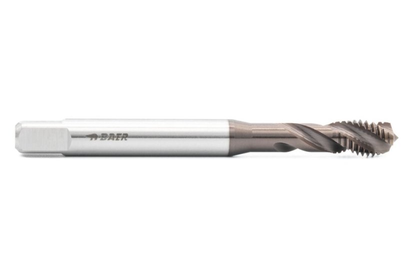 BAER HSSE-PM-TiAlN strojní závitník s lamačem, řezný kužel B – 35° RSP – DIN 371 – pro speciální niklové slitiny - Průměr: M 5 x 0,8