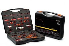 BAER ULTRA sada HSSE VAP – ruční závitníky pro nerez + závitová oka + příslušenství + řezná pasta: M3–M12